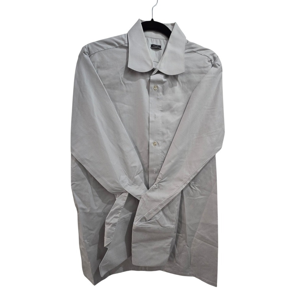 Tom James Men's Specialty Tailored Button Down Dress Shirt Meas. Approx. L - EUC